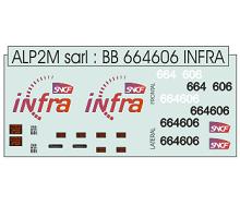 Marquages BB 664606 Infra