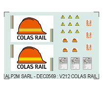 Dcalcomanie V212 Colas Rail