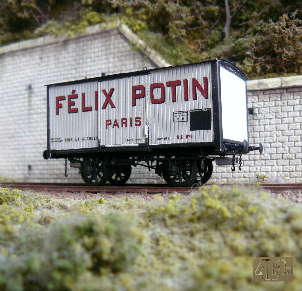 LP Modles : Wagon rservoir couvert Flix Potin LP Modles