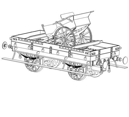 wagon truck  quipages Etat Sud
